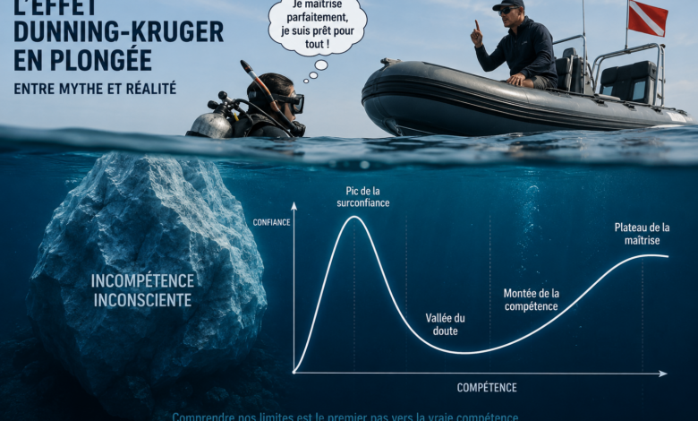 Comprendre l’effet Dunning-Kruger un enjeu majeur pour la plongée