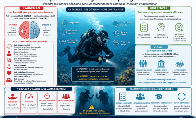 Heuristiques et biais cognitifs en plongée sous-marine
