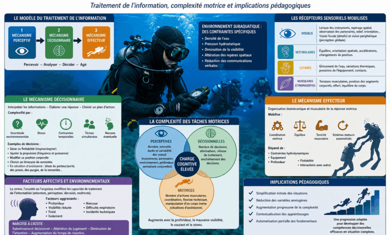 Les contraintes bio-informationnelles en plongée subaquatique enjeux cognitifs, moteurs et pédagogiques pour la formation des moniteurs