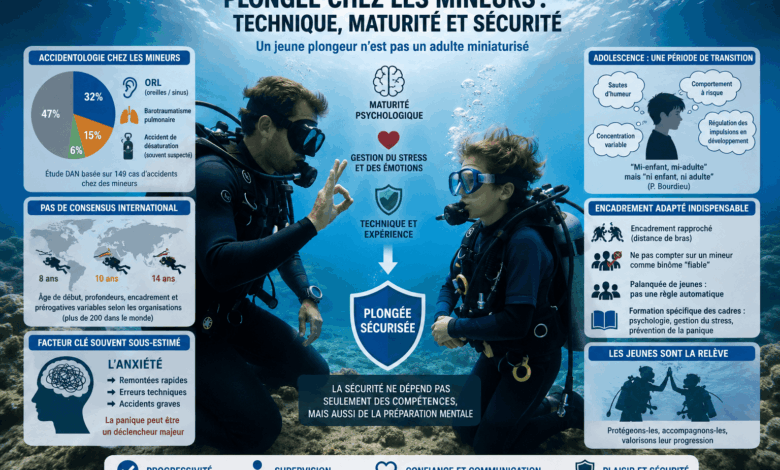 Plongée chez les mineurs entre capacités techniques, maturité et sécurité