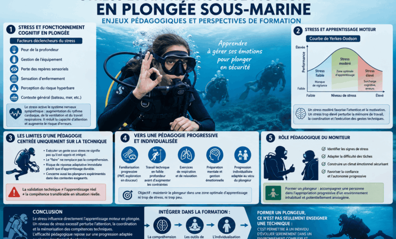 Stress et apprentissage moteur en plongée sous-marine enjeux pédagogiques et perspectives de formation