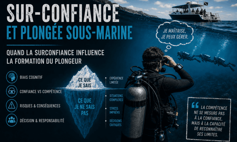 Le plongeur apprenant face à la surconfiance impacts sur la sécurité et la progression