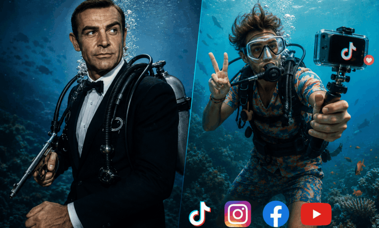 Du James Bond au TikTokeur les nouvelles tribus du monde de la plongée sous-marine