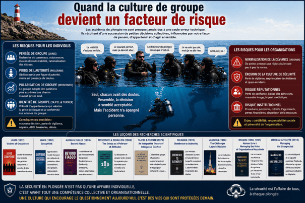 Quand la culture de groupe devient un facteur de risque pour les plongeurs et les organisations