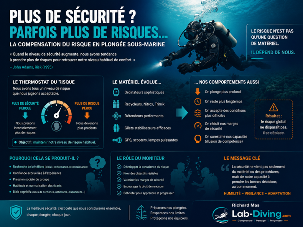 La compensation du risque en plongée sous-marine pourquoi davantage de sécurité ne garantit pas toujours moins d'accidents
