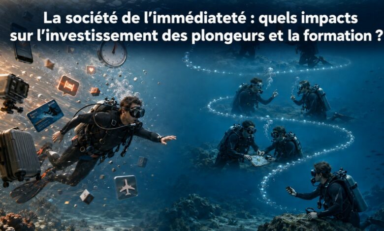 La société de l'immédiateté : quels impacts sur l'investissement des plongeurs et la formation ?