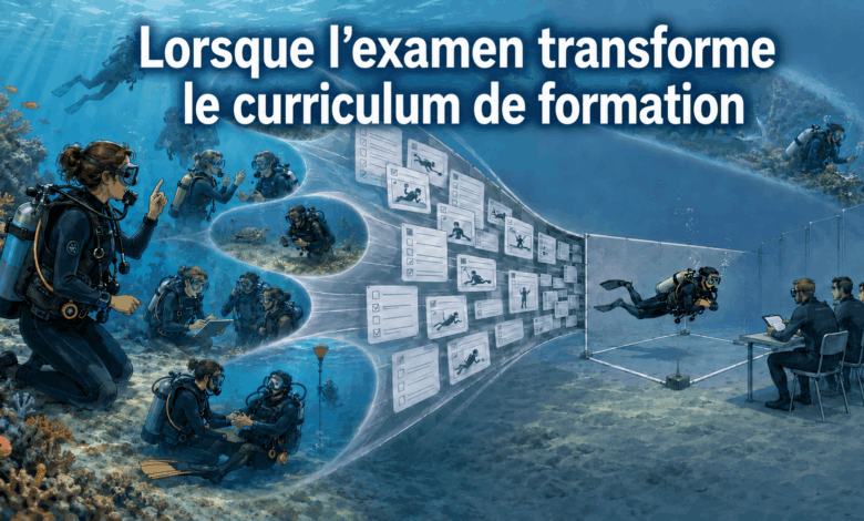 Lorsque l’examen transforme le curriculum