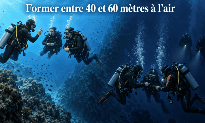 Former entre 40 et 60 mètres à l'air