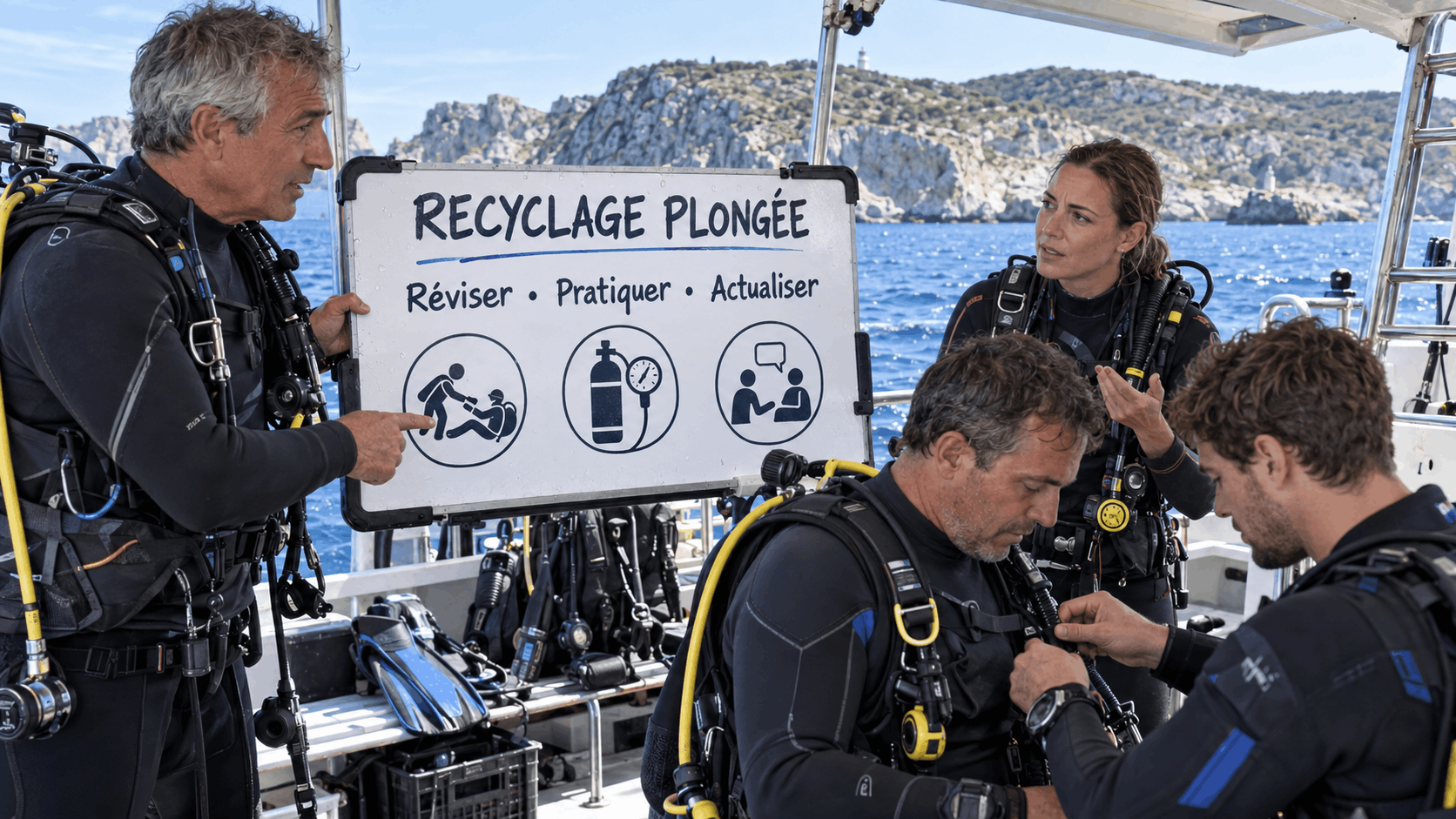 Maintenir les compétences en plongée. Quelle place pour le recyclage
